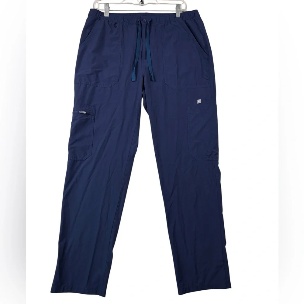 FIGS Men’s Navy Blue Cairo Cargo Scrub Pants